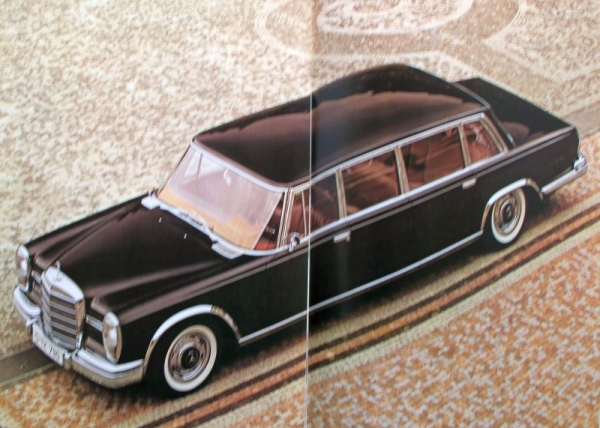 Mercedes-Benz 600 Modelprogram 1971 Carbrochure (0935)